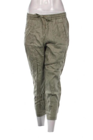 Дамски панталон Part Two, Размер M, Цвят Зелен, Цена 40,80 лв.