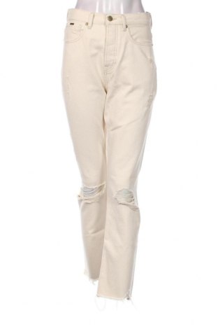 Дамски панталон Pepe Jeans, Размер M, Цвят Бежов, Цена 23,40 лв.