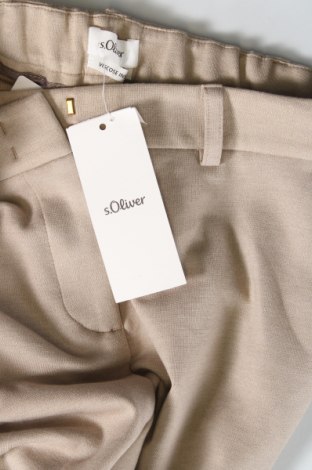 Дамски панталон S.Oliver, Размер XXS, Цвят Бежов, Цена 20,46 лв.