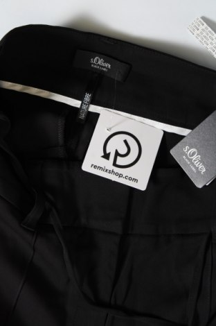 Дамски панталон S.Oliver Black Label, Размер M, Цвят Черен, Цена 156,00 лв.