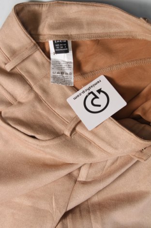 Дамски панталон SHEIN, Размер XS, Цвят Бежов, Цена 6,09 лв.