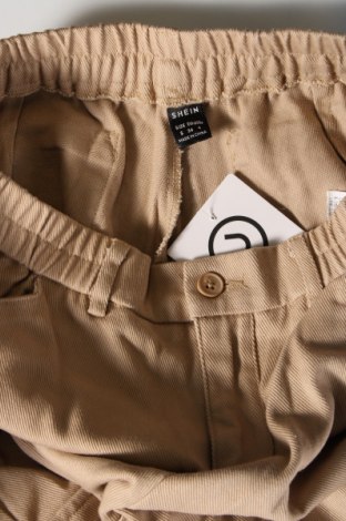 Дамски панталон SHEIN, Размер S, Цвят Бежов, Цена 7,83 лв.
