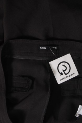 Pantaloni de femei Sinsay, Mărime XL, Culoare Negru, Preț 22,44 Lei