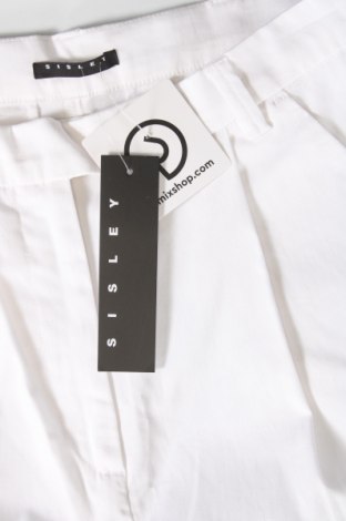 Γυναικείο παντελόνι Sisley, Μέγεθος XXS, Χρώμα Λευκό, Τιμή 80,41 €