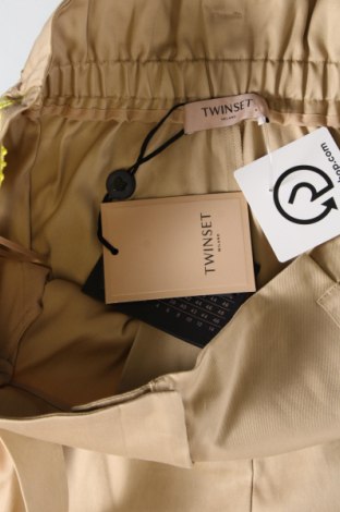 Дамски панталон TWINSET, Размер XL, Цвят Кафяв, Цена 97,58 лв.