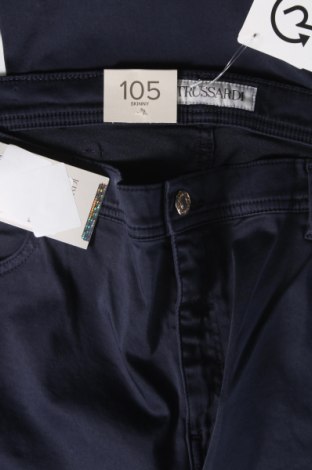 Damskie spodnie Trussardi, Rozmiar XL, Kolor Niebieski, Cena 190,31 zł