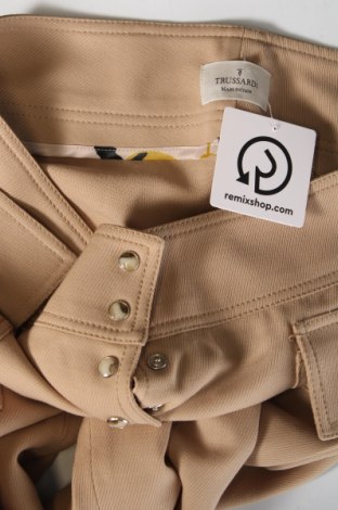 Дамски панталон Trussardi, Размер M, Цвят Бежов, Цена 67,06 лв.