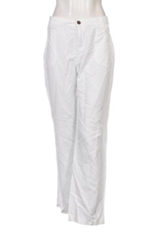 Γυναικείο παντελόνι Yessica, Μέγεθος L, Χρώμα Λευκό, Τιμή 10,76 €