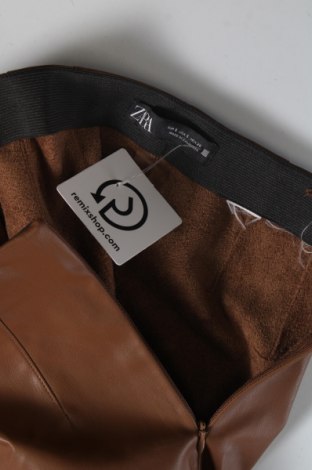 Γυναικείο παντελόνι Zara, Μέγεθος S, Χρώμα Καφέ, Τιμή 37,50 €