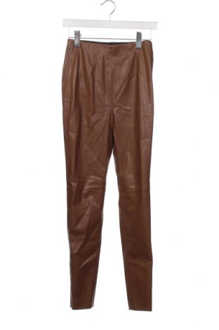 Дамски панталон Zara, Размер S, Цвят Кафяв, Цена 43,87 лв.