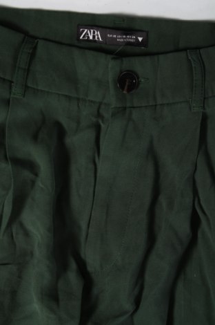 Γυναικείο παντελόνι Zara, Μέγεθος XS, Χρώμα Πράσινο, Τιμή 16,70 €