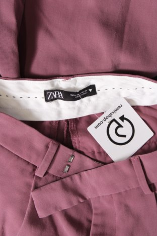 Pantaloni de femei Zara, Mărime S, Culoare Mov, Preț 68,88 Lei