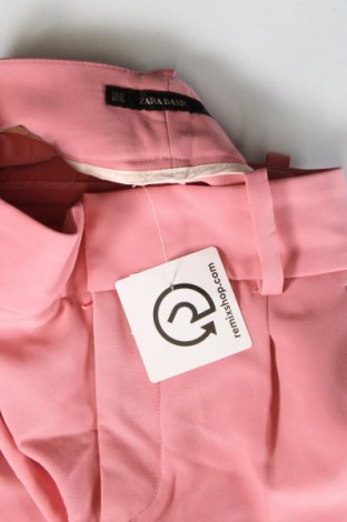 Дамски панталон Zara, Размер XS, Цвят Розов, Цена 27,05 лв.