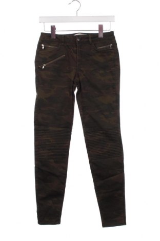 Дамски панталон Zara, Размер XS, Цвят Зелен, Цена 12,17 лв.