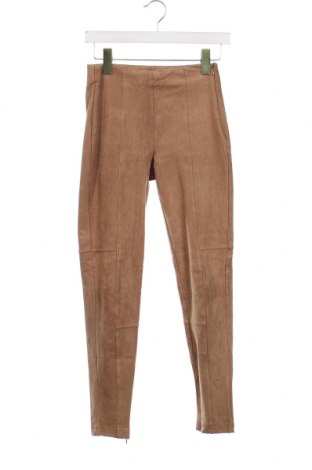 Дамски панталон Zara, Размер XS, Цвят Бежов, Цена 10,26 лв.