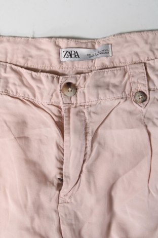 Дамски панталон Zara, Размер S, Цвят Розов, Цена 15,42 лв.