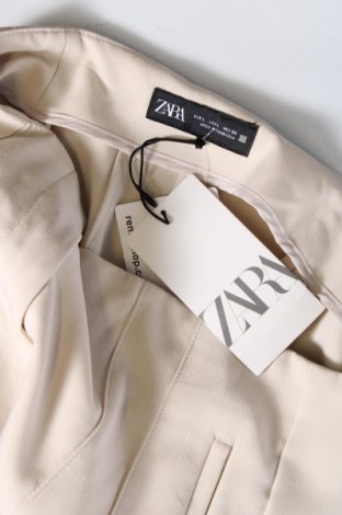 Дамски панталон Zara, Размер L, Цвят Екрю, Цена 62,00 лв.