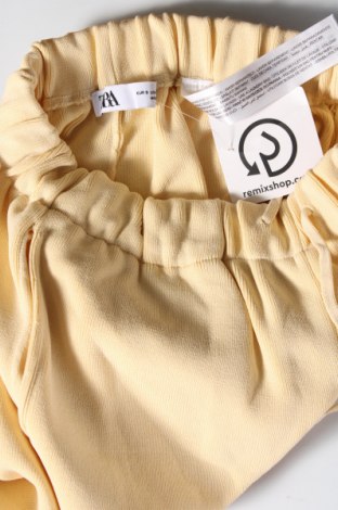 Дамски панталон Zara, Размер S, Цвят Жълт, Цена 27,00 лв.