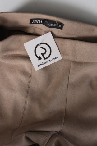 Pantaloni de femei Zara, Mărime S, Culoare Bej, Preț 68,88 Lei
