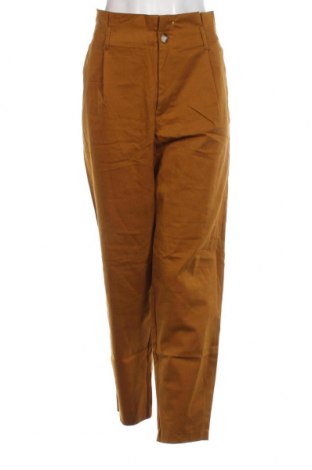 Дамски панталон Zara, Размер XL, Цвят Кафяв, Цена 14,85 лв.