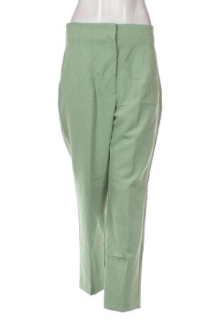 Дамски панталон Zara, Размер L, Цвят Зелен, Цена 27,00 лв.