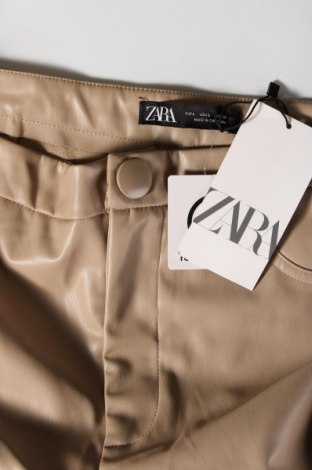 Damenhose Zara, Größe L, Farbe Beige, Preis € 6,47
