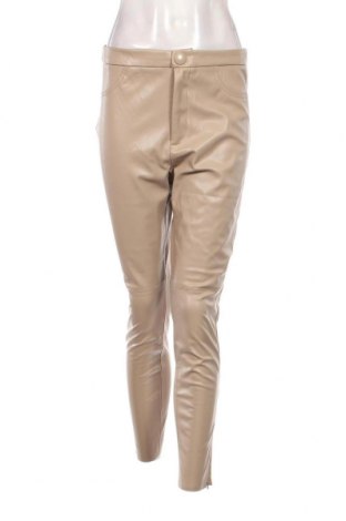 Pantaloni de femei Zara, Mărime L, Culoare Bej, Preț 203,95 Lei