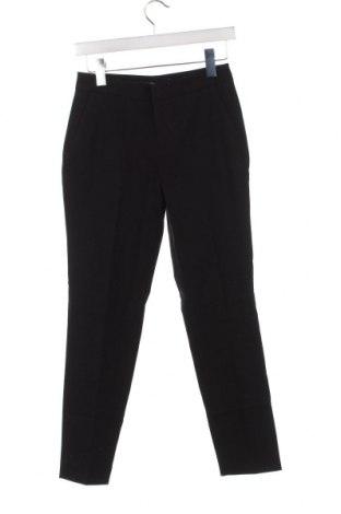 Дамски панталон Zara, Размер XXS, Цвят Черен, Цена 13,50 лв.