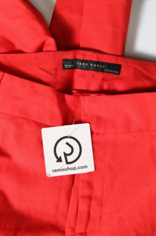 Дамски панталон Zara, Размер L, Цвят Червен, Цена 27,00 лв.