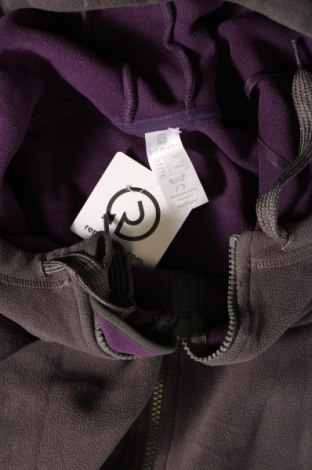 Γυναικείο fleece φούτερ Domyos, Μέγεθος S, Χρώμα Γκρί, Τιμή 7,18 €