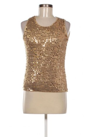 Γυναικείο αμάνικο μπλουζάκι, Μέγεθος M, Χρώμα Χρυσαφί, Τιμή 4,01 €
