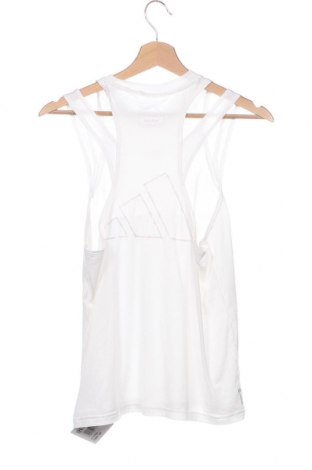 Γυναικείο αμάνικο μπλουζάκι Adidas, Μέγεθος XS, Χρώμα Λευκό, Τιμή 17,39 €