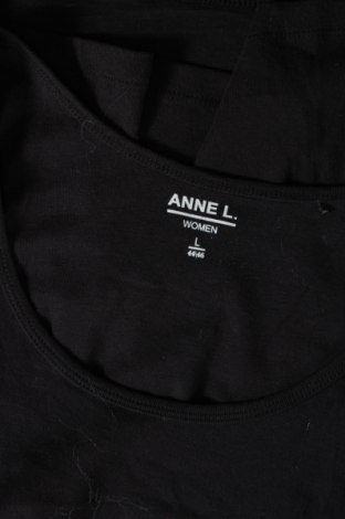 Γυναικείο αμάνικο μπλουζάκι Anne L., Μέγεθος L, Χρώμα Μαύρο, Τιμή 8,04 €