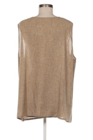 Γυναικείο αμάνικο μπλουζάκι Atelier GS, Μέγεθος 3XL, Χρώμα  Μπέζ, Τιμή 12,63 €