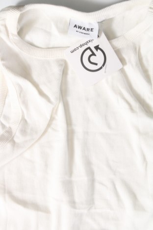 Γυναικείο αμάνικο μπλουζάκι Aware by Vero Moda, Μέγεθος M, Χρώμα Λευκό, Τιμή 8,66 €