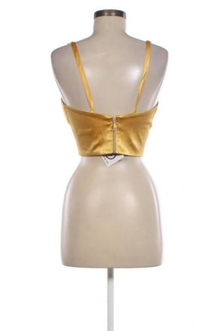 Γυναικείο αμάνικο μπλουζάκι Bby, Μέγεθος S, Χρώμα Χρυσαφί, Τιμή 14,84 €