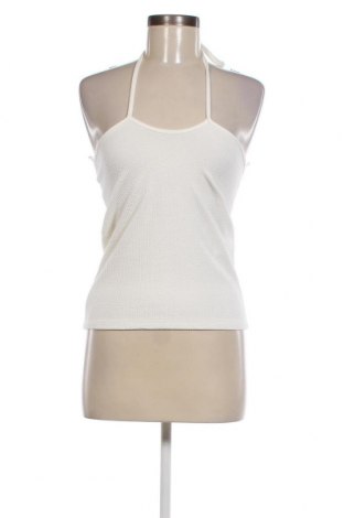 Γυναικείο αμάνικο μπλουζάκι Bershka, Μέγεθος S, Χρώμα Λευκό, Τιμή 3,99 €