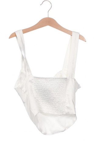 Γυναικείο αμάνικο μπλουζάκι Bershka, Μέγεθος XS, Χρώμα Λευκό, Τιμή 12,63 €