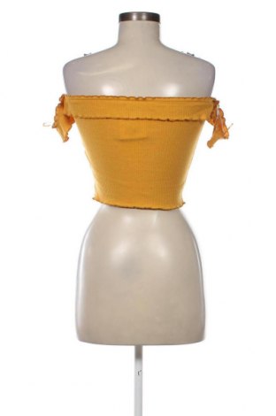 Γυναικείο αμάνικο μπλουζάκι Bershka, Μέγεθος M, Χρώμα Κίτρινο, Τιμή 3,78 €