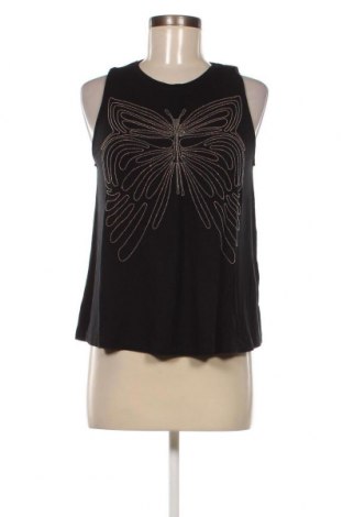 Γυναικείο αμάνικο μπλουζάκι Bershka, Μέγεθος S, Χρώμα Μαύρο, Τιμή 6,62 €