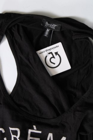 Γυναικείο αμάνικο μπλουζάκι Bershka, Μέγεθος M, Χρώμα Μαύρο, Τιμή 2,17 €
