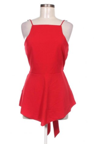Γυναικείο αμάνικο μπλουζάκι Boohoo, Μέγεθος L, Χρώμα Κόκκινο, Τιμή 4,42 €