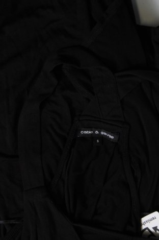 Γυναικείο αμάνικο μπλουζάκι Cable & Gauge, Μέγεθος S, Χρώμα Μαύρο, Τιμή 6,65 €