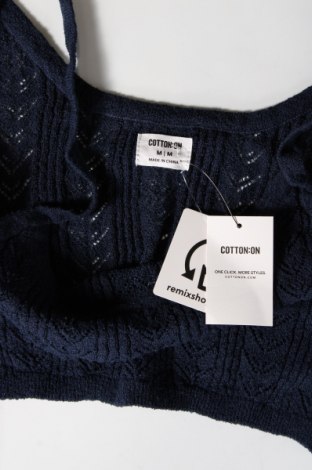 Γυναικείο αμάνικο μπλουζάκι Cotton On, Μέγεθος M, Χρώμα Μπλέ, Τιμή 2,27 €