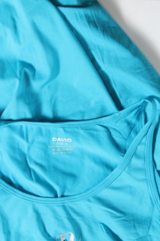 Γυναικείο αμάνικο μπλουζάκι DAVID, Μέγεθος M, Χρώμα Μπλέ, Τιμή 3,46 €