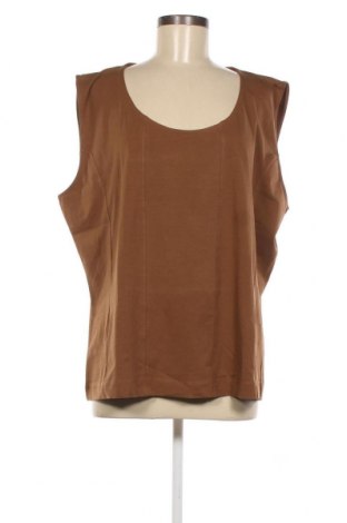 Γυναικείο αμάνικο μπλουζάκι Delmod, Μέγεθος XXL, Χρώμα Καφέ, Τιμή 6,12 €