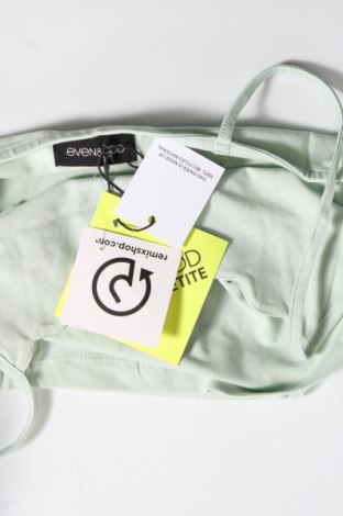 Γυναικείο αμάνικο μπλουζάκι Even&Odd, Μέγεθος XS, Χρώμα Πράσινο, Τιμή 2,27 €