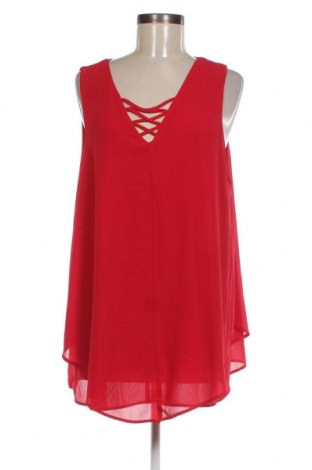 Γυναικείο αμάνικο μπλουζάκι Faith and Joy, Μέγεθος XL, Χρώμα Κόκκινο, Τιμή 6,62 €
