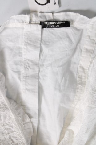Γυναικείο αμάνικο μπλουζάκι Fashion Union, Μέγεθος XL, Χρώμα Λευκό, Τιμή 6,58 €
