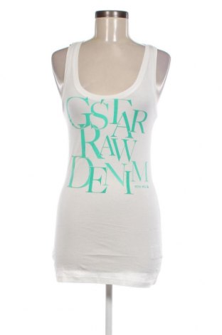 Γυναικείο αμάνικο μπλουζάκι G-Star Raw, Μέγεθος S, Χρώμα Λευκό, Τιμή 13,19 €